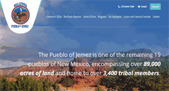 Desktop Screenshot of jemezpueblo.org